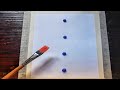 Lukisan akrilik langit cerah | acrylic painting for beginners step by step easy #2