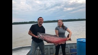 How Joe and Sam Set Their Fishnet at Rampart Rapids on the Yukon River  Stan Zuray