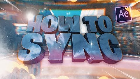 How To Sync FORTNITE Clips in Adobe After Effects! (How to edit fortnite #1)