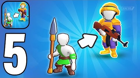 Army Evolution: Clash of Ages - Gameplay Walkthrough Part 5 Army Commander (Android,iOS)