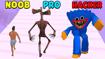 NOOB vs PRO vs HACKER - Mutant Run