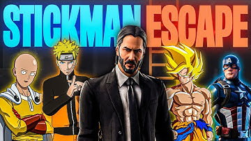 Heros in Prison | Stickman Escape Hell Prison part-01