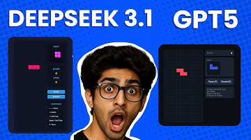 Deepseek 3.1 VS GPT 5 Building Tetris Game #aicomparison #deepseek #deepseek3 #gpt5
