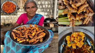 TURMERIC | மஞ்சள் கிழங்கு ஊறுகாய் |Turmeric Pickle Prepared by Grandma | Countryfoodcooking by Country Food Cooking 2,944 views 2 months ago 5 minutes, 30 seconds