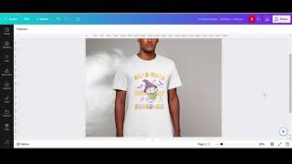 60 सेकंड से कम समय में कैनवा टी-शर्ट मॉकअप ऐप का छोटा ट्यूटोरियल screenshot 3