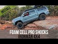 SIDE BY SIDE COMPARISON - FOAM CELL PRO SHOCKS vs NITROGEN SHOCKS - IRONMAN 4X4 STAGE 2 KIT