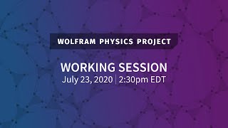 Wolfram Physics Project: Working Session Thursday, July 23, 2020 [Metamathematics | Part 1]