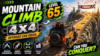 Mountain Climb 4x4 🚙🔥 Level 65 Extreme Drive! Steep Roads & Crazy Obstacles | Gameplay@GameToGame247 screenshot 2