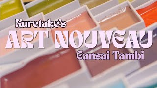 Painting & Color-Swatching Kuretake's Art Nouveau Set + Quick Review