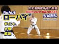 ローハイ rohai okinawa karatedo 沖縄空手道 大城利弘 空手形 toshihiro oshiro