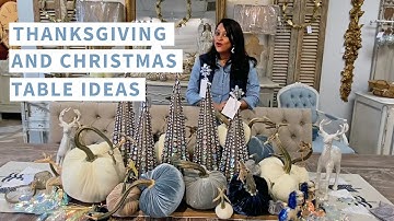 Falliday Table | How To Create a Tablescape That Works For Thanksgiving & Christmas | Amitha Verma