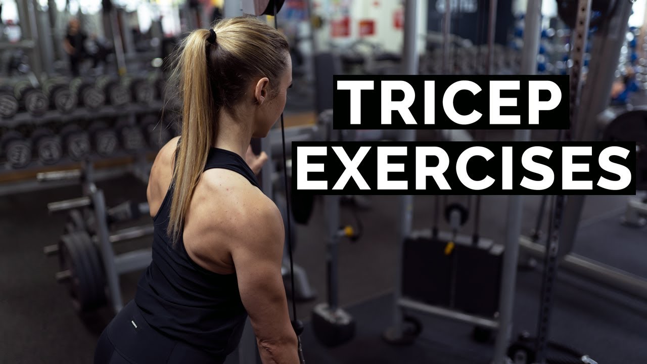 Tricep Exercises For Women - Using Cables 