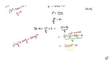 If `a, b in R` and `ax^2 + bx +6 = 0,a!= 0` does not have two distinct real roots, then :