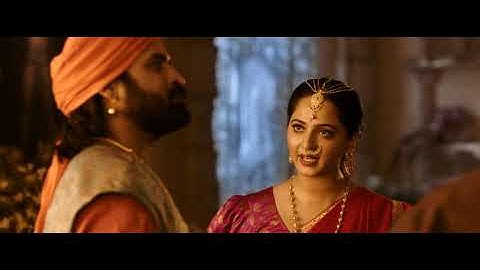 anushka intro scene in bahubali 2 tamil| prabash| sathyaraj