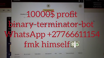 R100k/6300$ in 1 minute from binary-terminator-bot😱 💵💥💵😱