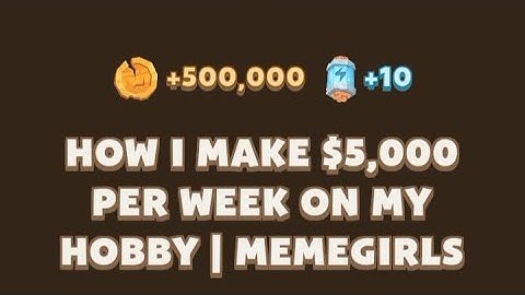 How I Make $5000 Per Week On My Hobby | Memefi Video Code 3 September | MEMEGIRLS