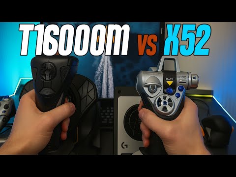 Logitech X52 or Thrustmaster T16000M? The Best Budget HOTAS for Flight Simulators