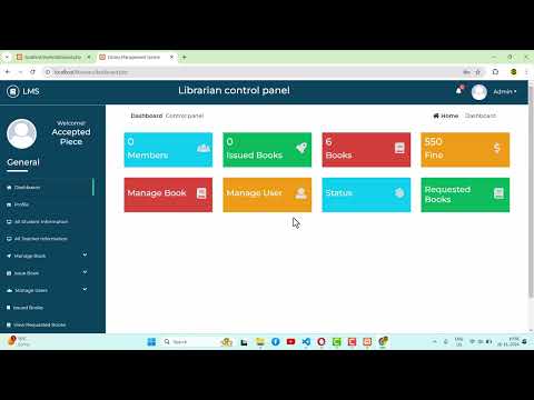 How to Implement Sessions in Project Library Management System | PHP ...