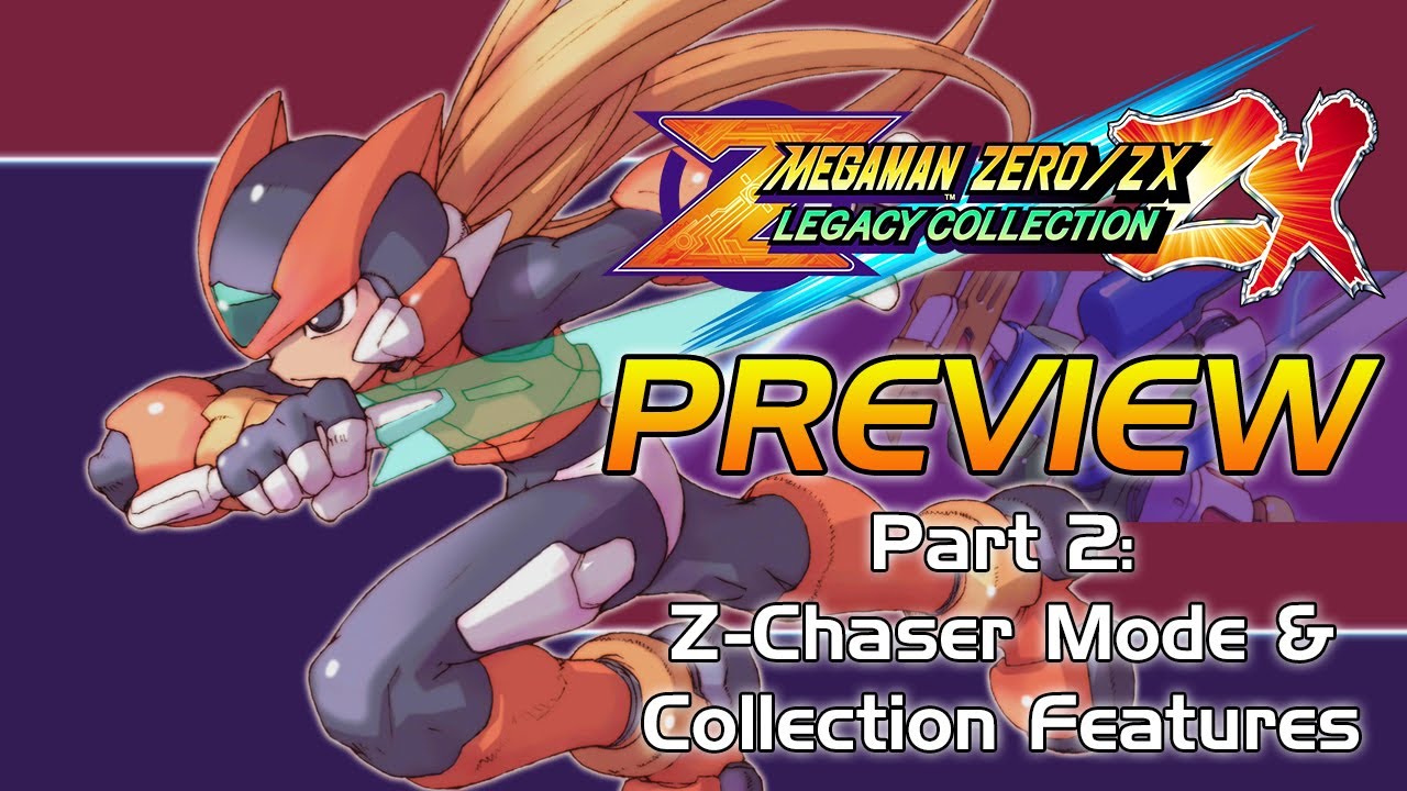 Mega Man Zero/ZX Legacy Collection - PREVIEW Pt 2: Z-Chaser, Casual  Scenario, Gallery, & ZZ Cards