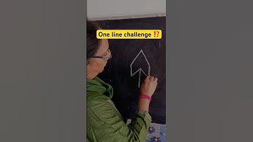 One line draws the entire shape,and the lines cannot overlap!Is there an answer to this question 1