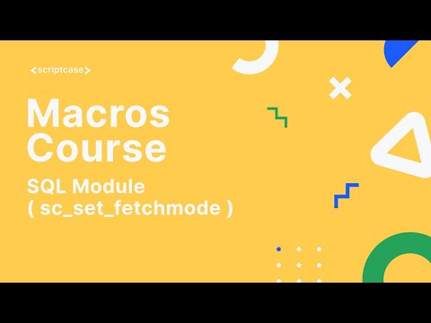 Scriptcase Macros: SQL