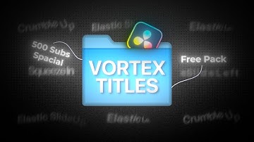 Free Text Animation Pack for DaVinci Resolve | 13 Fusion Titles (Download Now)