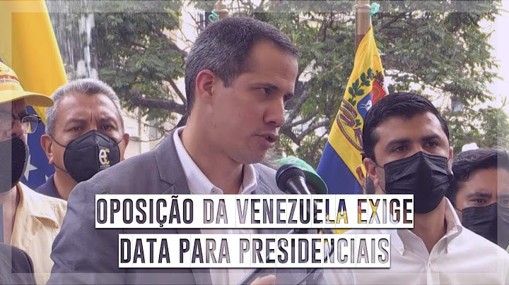 Oposição da Venezuela exige data para presidenciais