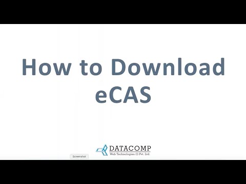 How to download eCAS (Hindi)
