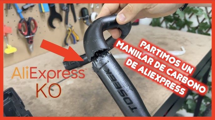 MANILLAR DE CARBONO ALIEXPRESS PARA CARRETERA MARCA TOSEEK, COMO ENCINTAR  MANILLAR BICI DE CARRETERA 