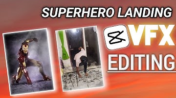 Superhero landing VFX Editing in | Mobile VFX| capcut tutorial