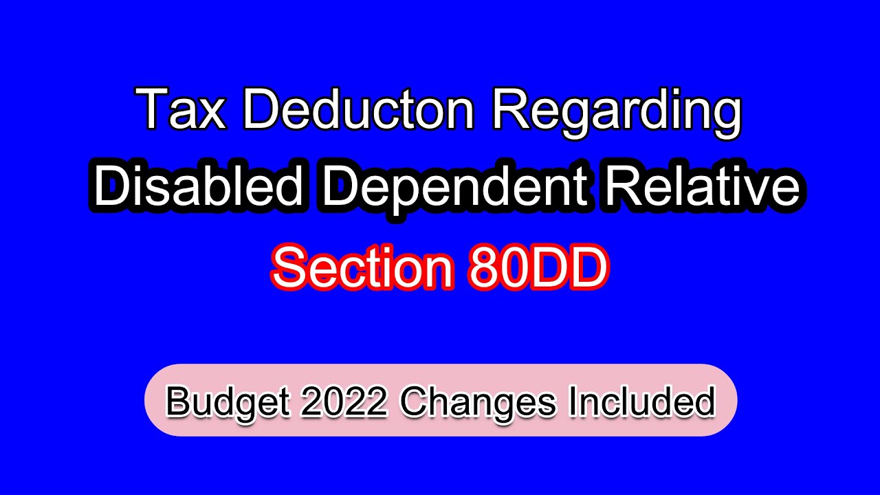 income-tax-deduction-for-handicapped-disable-person-section-80dd