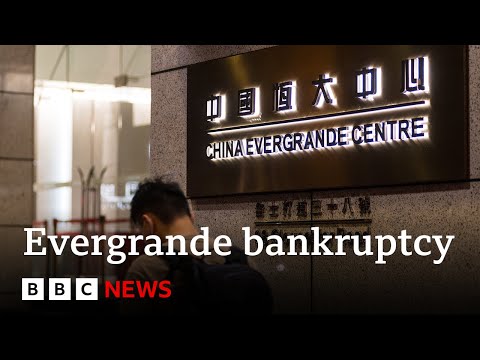 China property giant Evergrande files for US bankruptcy protection - BBC News