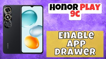 How to Enable App Drawer on Honor Play 9c - Disable App Drawer #latest