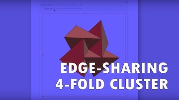 Edge-Sharing 4-Fold Cluster