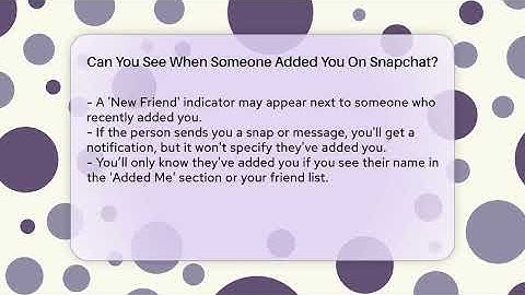 Can You See When Someone Added You On Snapchat? - Everyday-Networking