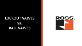 ROSS Lockout vs Ball Valves by RossControlsVideos 339 views 3 years ago 1 minute, 32 seconds