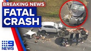 One person dead in a multi-vehicle crash in Melbourne | 9 News Australia