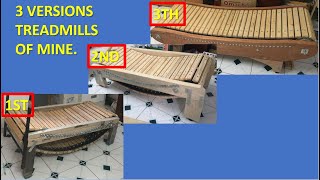 CÁC MÁY CHẠY BỘ NAM ĐÃ LÀM. WOODEN TREADMILLS I HAVE MADE.