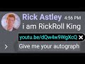 When Autocorrect RickRoll Rick Astley