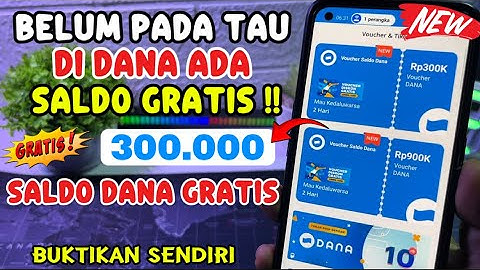 Buruan Klaim!! Saldo Dana Gratis Langsung Dari Apk Dana | Cara Mendapatkan Saldo Dana Gratis 