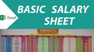 How to make Salary Sheet in MS Excel in Bangla.2025.