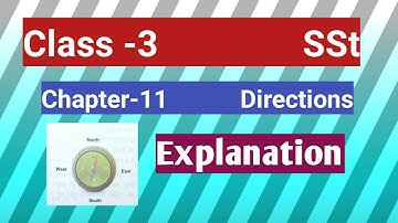 Class -3     SSt Chapter 11- Directions ( Explanation)