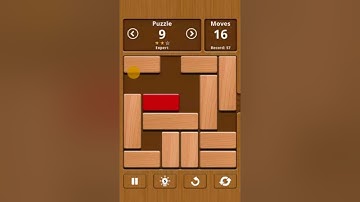 Unblock Me expert level 9 best solution