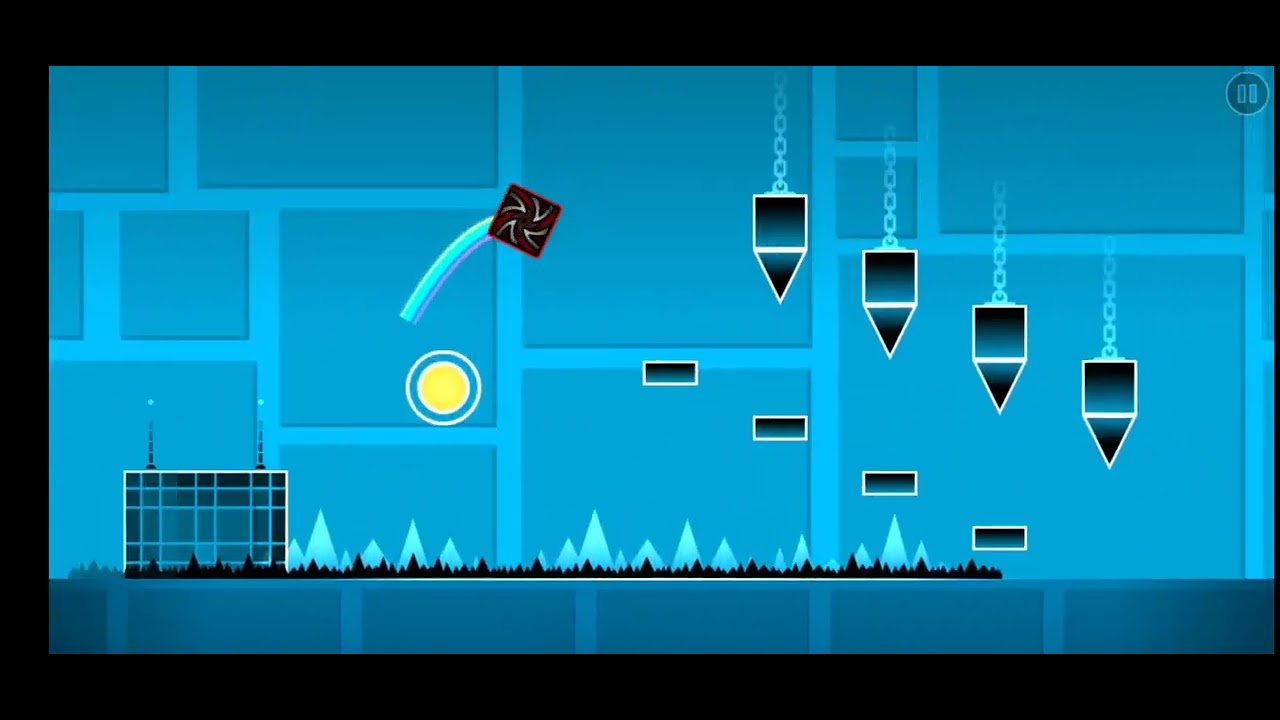 geometry dash level 3 - YouTube