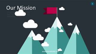 Our Mission Infographic - Animated PowerPoint Template