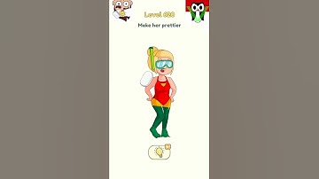 inavb DOP 2: Delete One Part  Level 620 Make Her Prettier Walkthrough Solution #shorts #DOP2