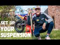 SUSPENSION BASICS EVERY RIDER SHOULD KNOW!! Set up like a PRO 💪🏻