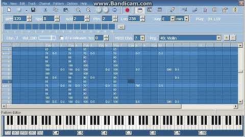 MIDI Tracker Evening Music 2019-01-26