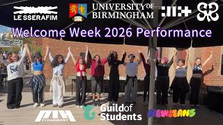 Kpop In Public Uk Kcover Welcome Week Performance H2H Illit Newjeans University Of Birmingham