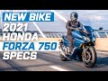 New 2021 Honda Forza 750 Revealed | All the Specs, features, and details | Visordown.com